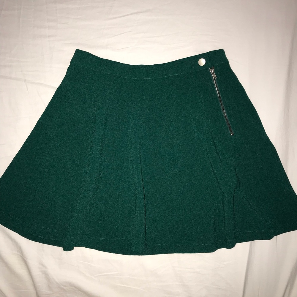 Green Skater Skirt